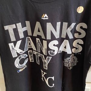 Kansas City Royals World Series Tee “Thanks KC”